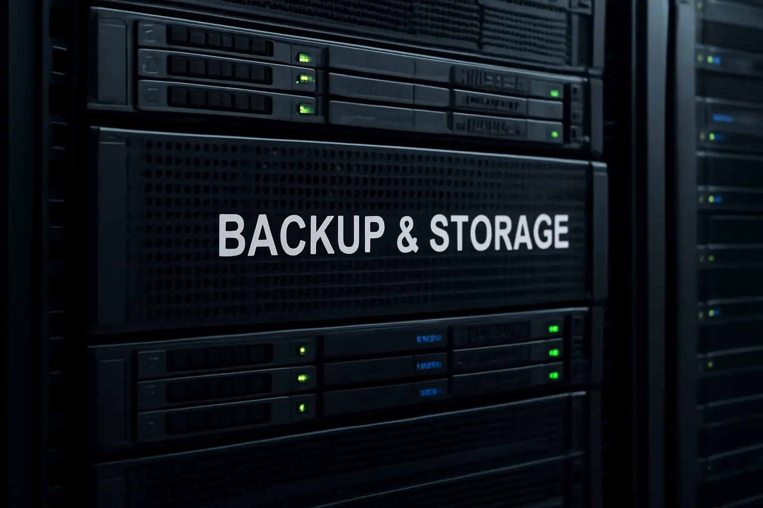 A backup and storage dedicated server